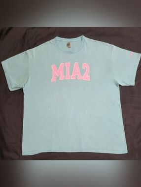 Amazon Employee MIA2 Light Blue/Pink T-Shirt Unisex Adults Size XL